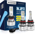 64W 12000Lm 5000K Warm White HB3 LED Headlight Bulb Conversion Kit, Pack of 2 U27437