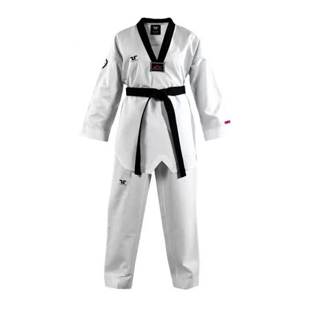 White V-Neck Taekwondo Sparring Dobok N2726