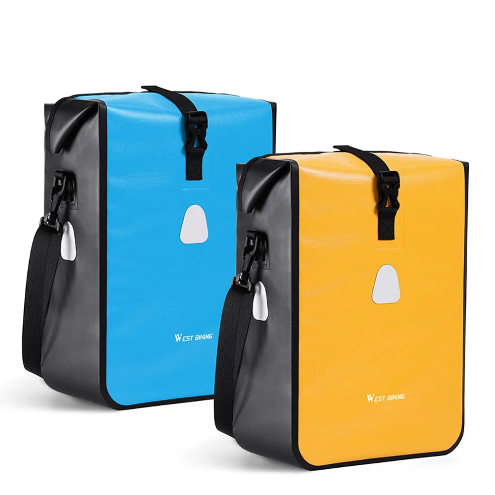 Bike Rear Seats Bag with Reflective Design Y657
