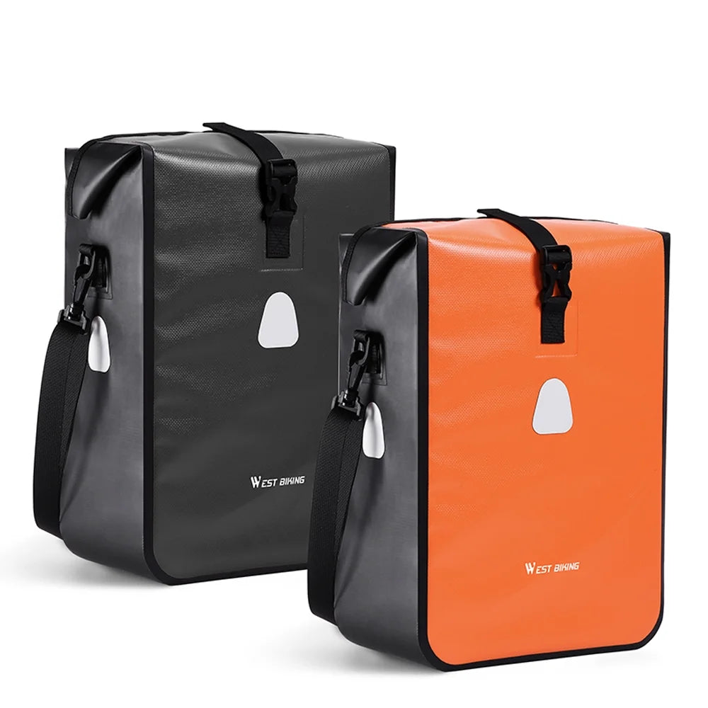 Bike Rear Seats Bag with Reflective Design Y657