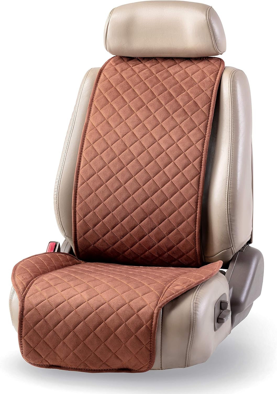 Suede Car Seat Cover Front Non-Slip Protector Universal Fits Automotive, Van, SUV, Truck - Pack of 2 O45703
