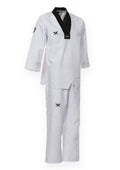 White V-Neck Taekwondo Sparring Dobok N2726