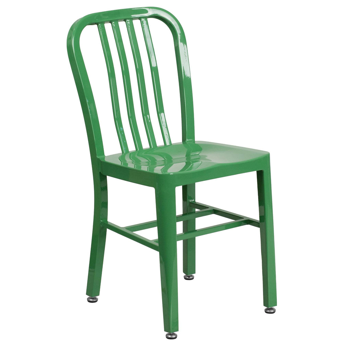 Green Metal Indoor-Outdoor Table Set with 2 Chairs H740