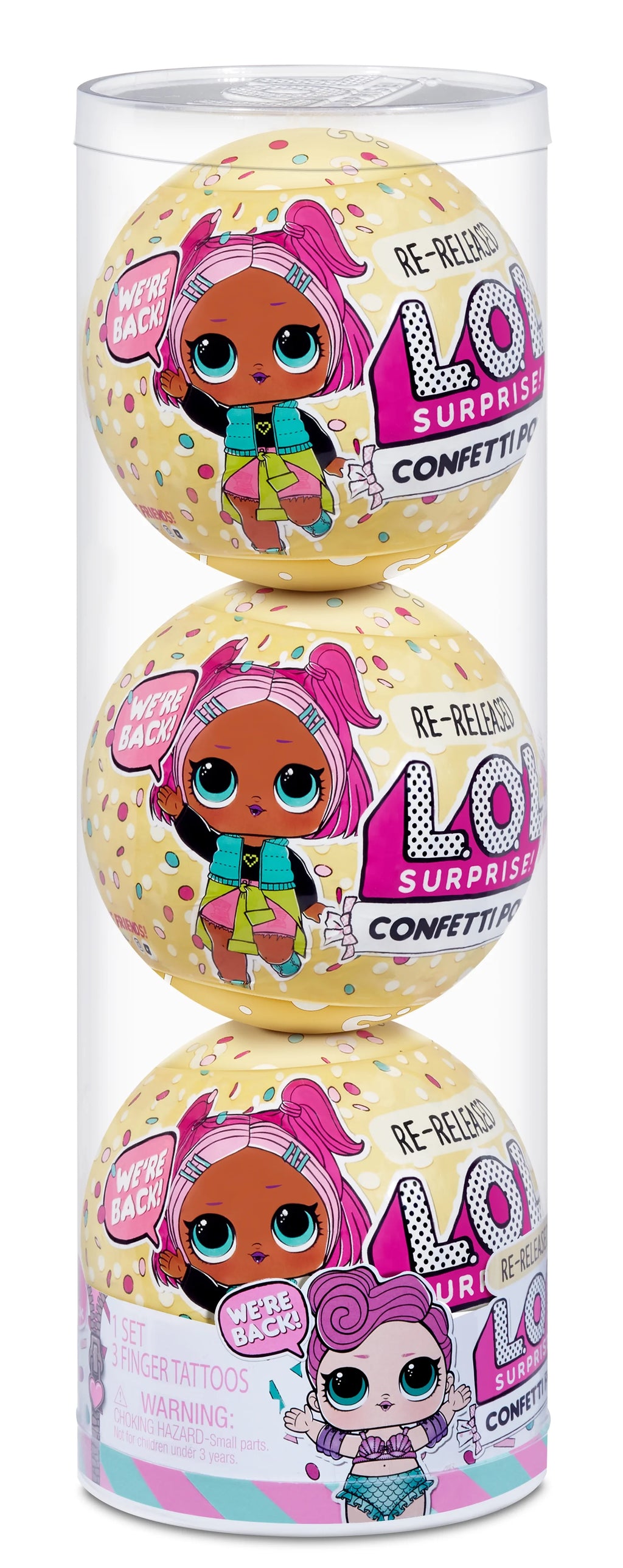 LOL Surprise 3-Pack Confetti Waves B290609