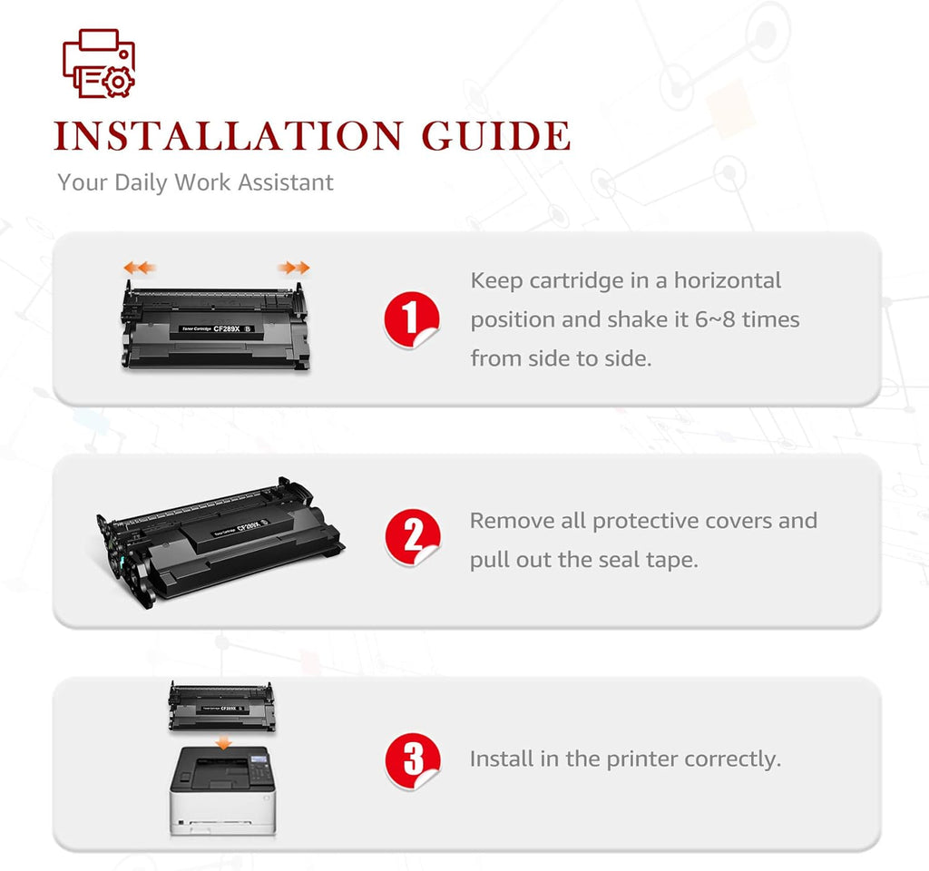 Compatible Toner Cartridge for HP Printer, Black, 1-Pack X503
