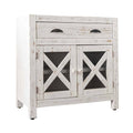 White 2-Door Accent Chest N715