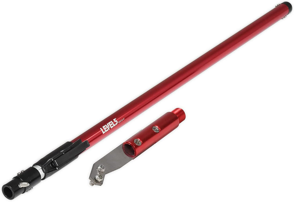 Nail Spotter Extension Handle, 47" to 77" - Anodized Aluminum X185