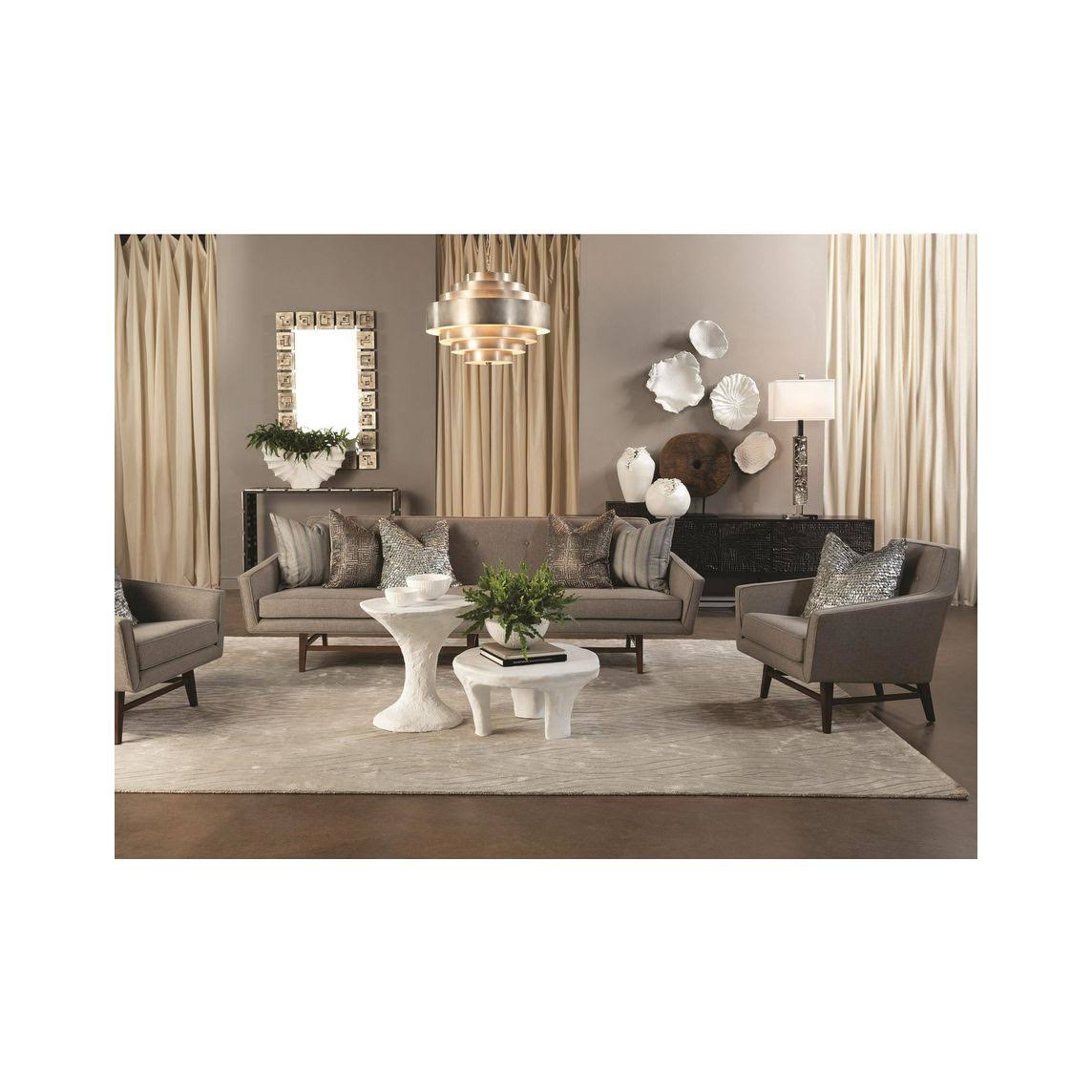 White Curled Wall Decor K348874