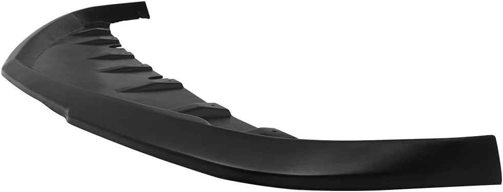 Unpainted Black Polyurethane Front Lip Splitter for 2014-2015 Chevy Camaro V6 LT LS G66339